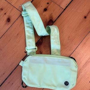 Lulu lemon lime green belt bag never been used